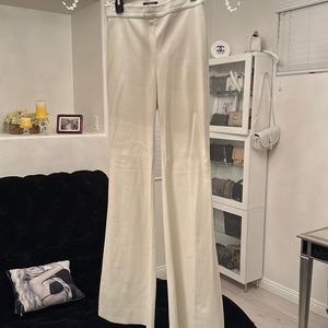 Marciano White leather pants size 4
